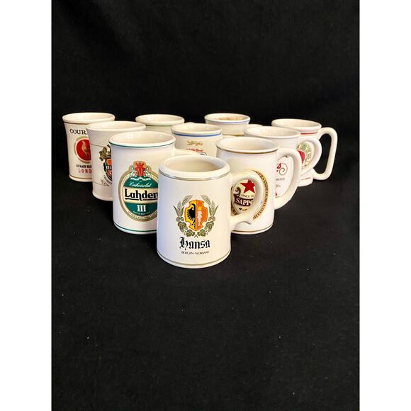 Set of 10 Limited Edition Mini Tankards | World’s Greatest Breweries Collection - Picture 1 of 6